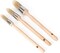 Trim Painting Tool, 3 Packs with 0.6Inch, 0.75Inch, 1Inch Small Paint Brushes for Walls, Touch Up, Edge Painting Tool, Round Paint Brush